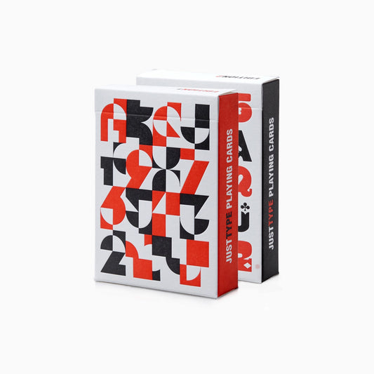 "Just Type" Playing Cards
