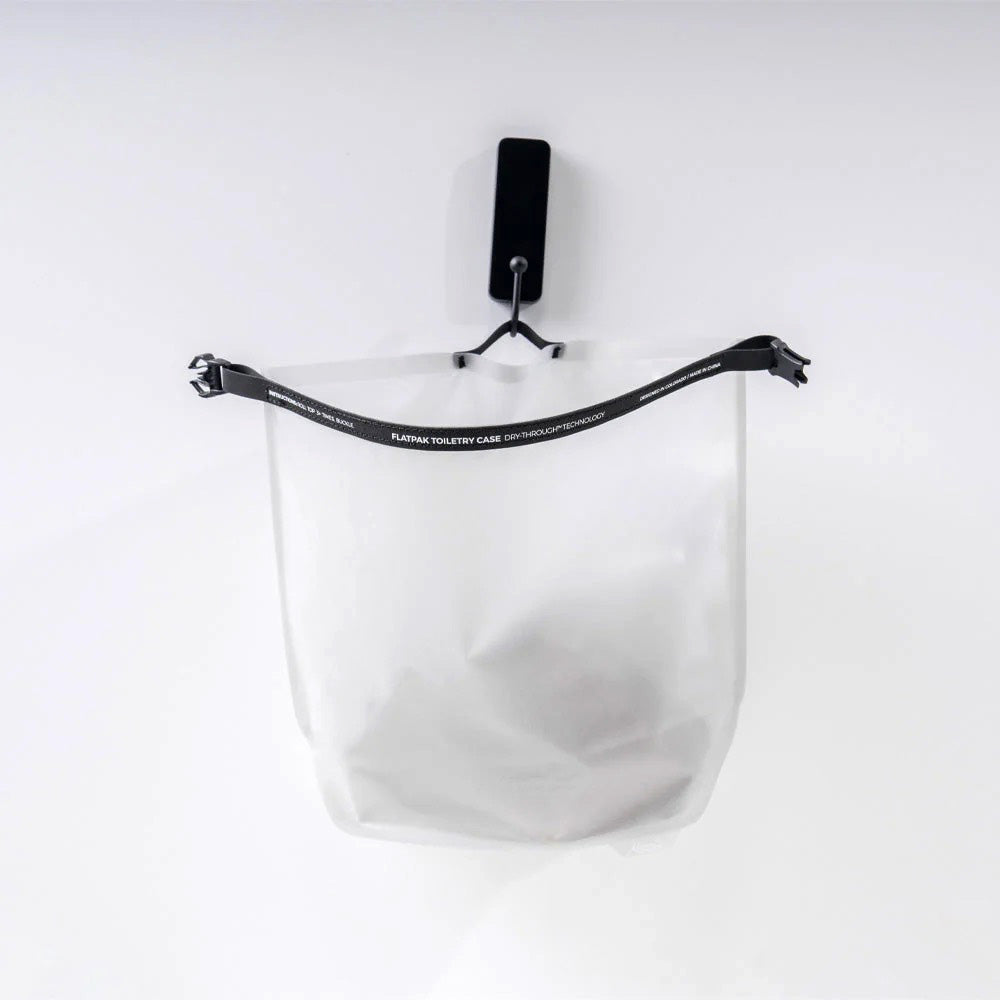 FlatPak Waterproof Wash Bag (White)