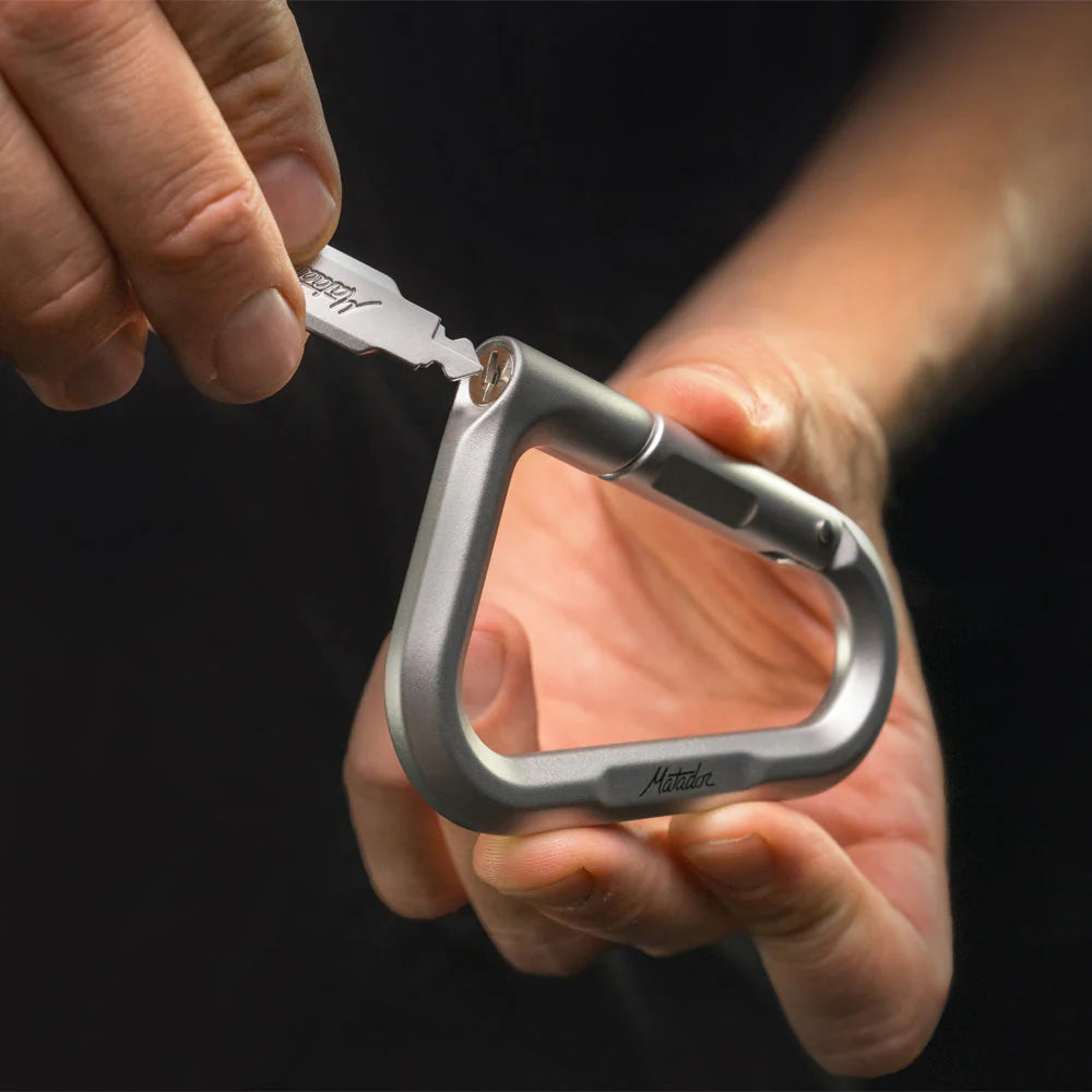 BetaLock Lockable Carabiner (Silver)