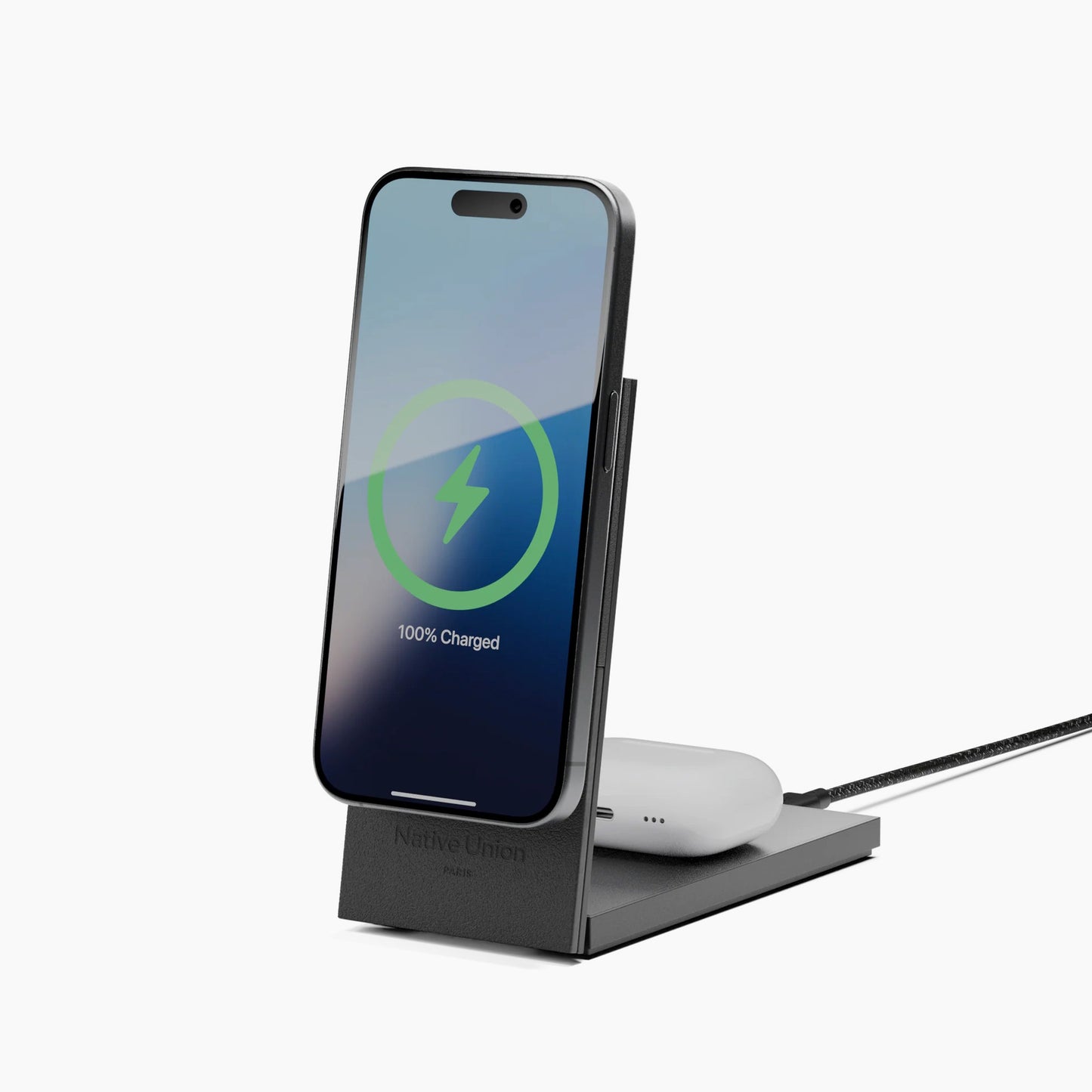 Rise 2-in-1 Qi2 Wireless Charger