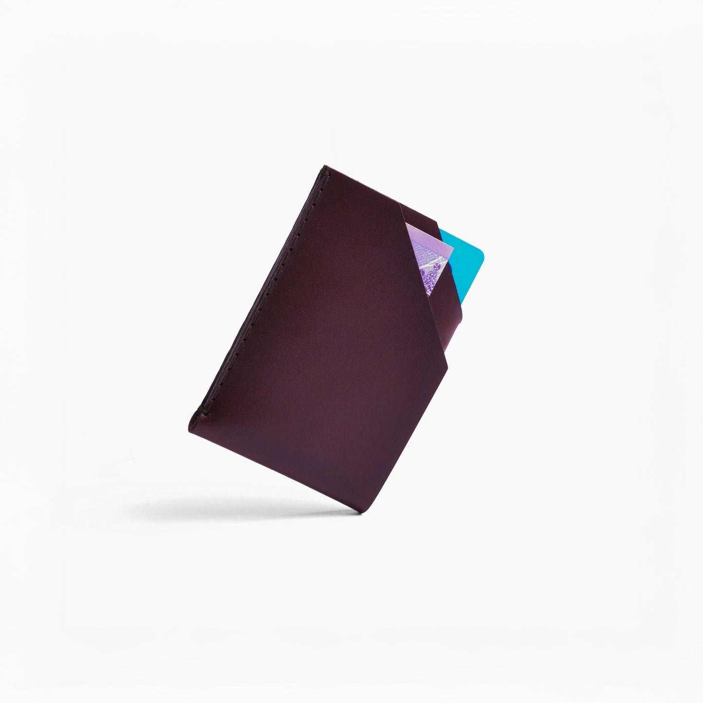 Leather Card Holder (Chestnut)