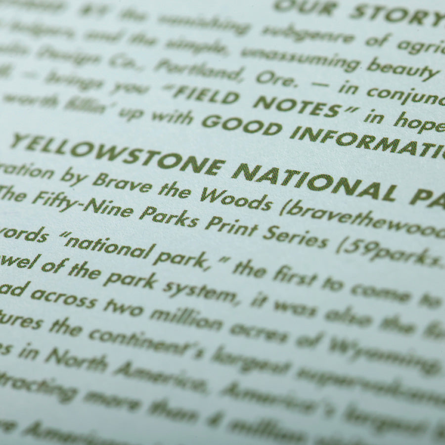 U.S. National Parks Notebooks