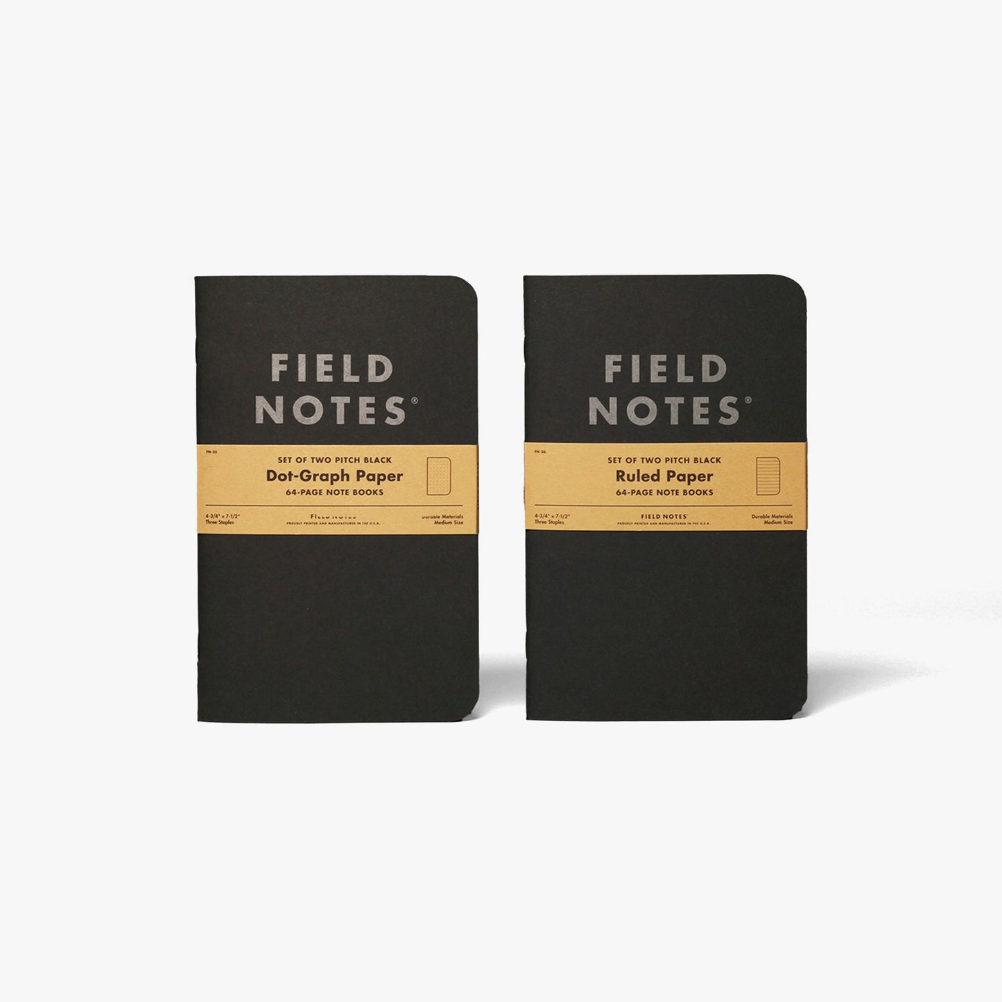 Pitch Black Notebooks (2 Pack)