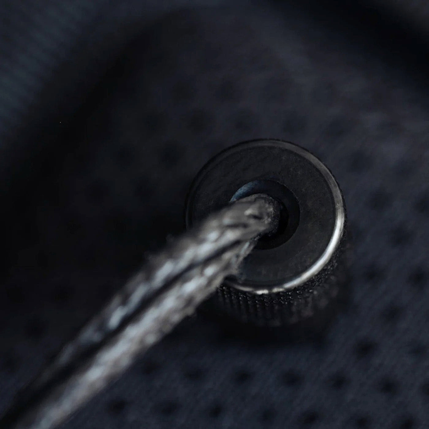 Black Steel Key Loop