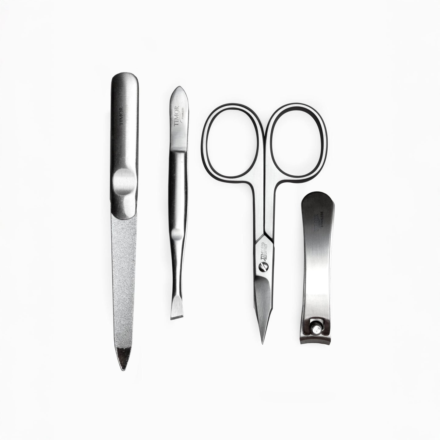 4-Piece Leather Manicure Set