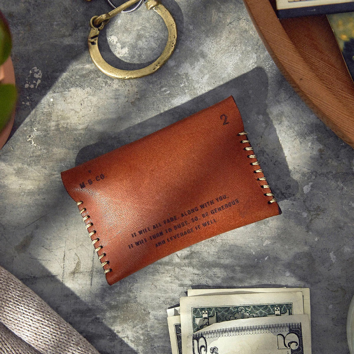Slim Tuck Wallet (Golden)