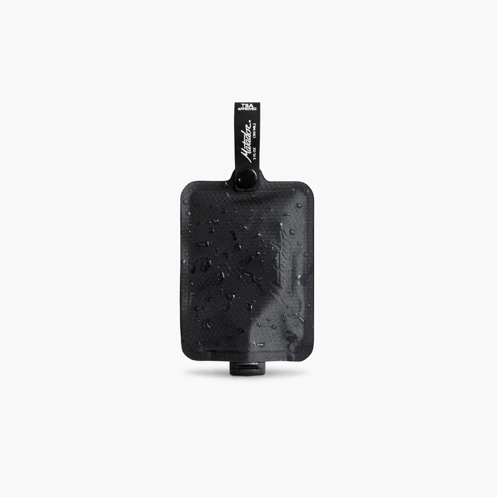 FlatPak Travel Toiletry Bottle Set (Black)