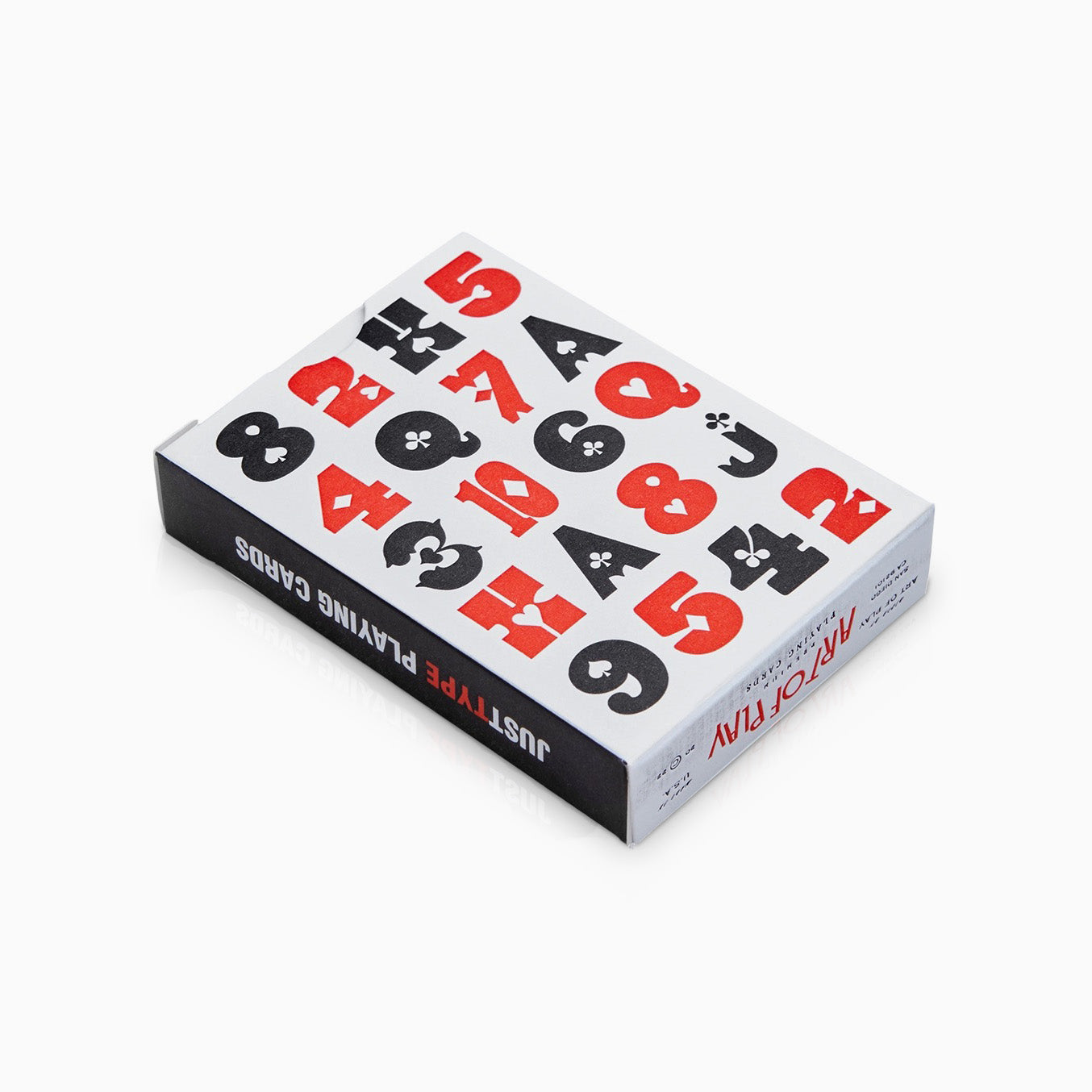 "Just Type" Playing Cards