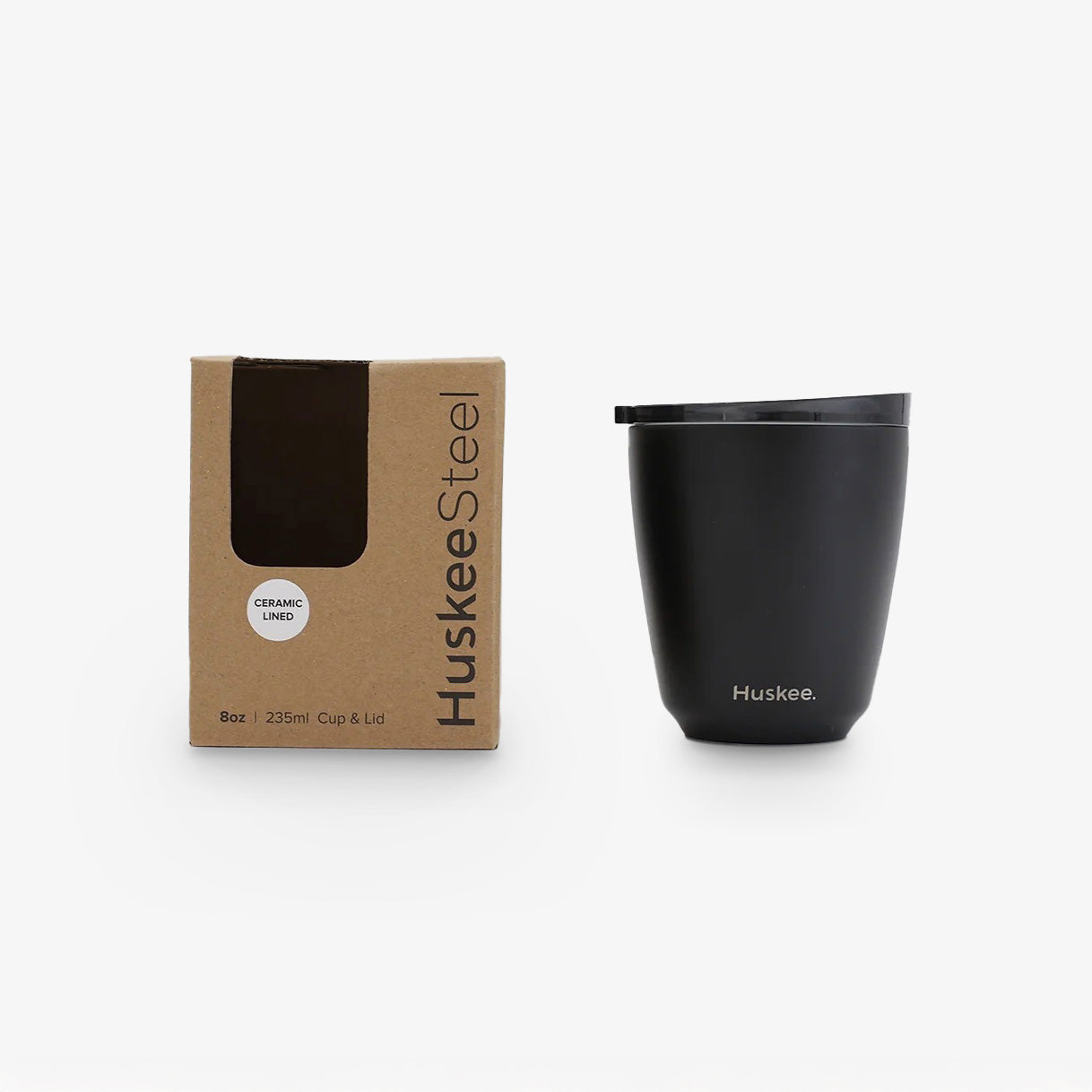 Insulated Steel Travel Mug (Black)