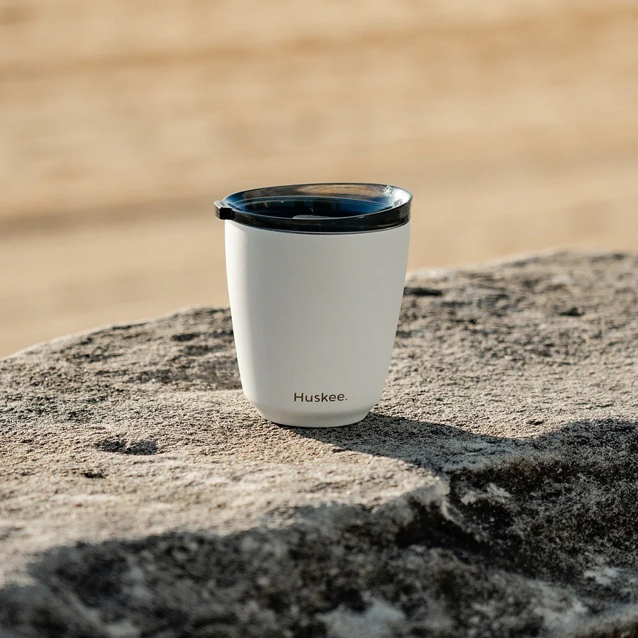 Insulated Steel Travel Mug (White)