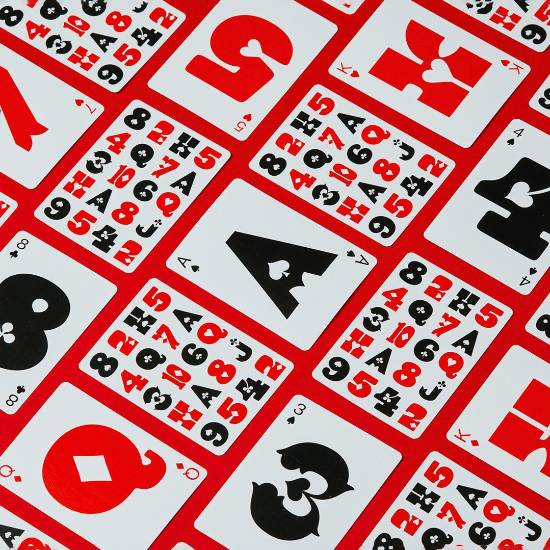 "Just Type" Playing Cards