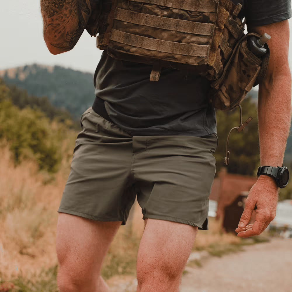 Tactical Training Shorts (Military Green)