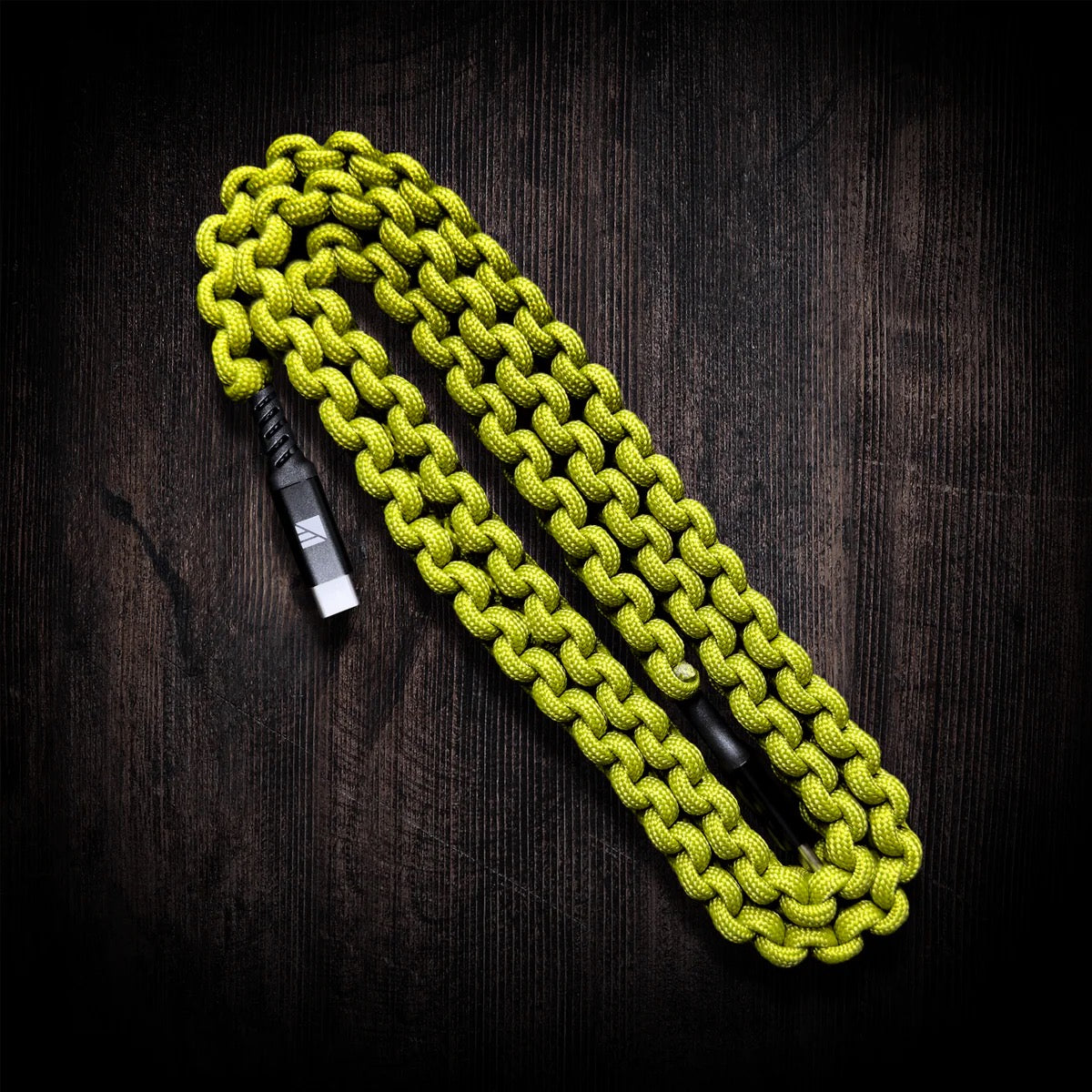 Paracord Charging Cable (Green / USB-C)
