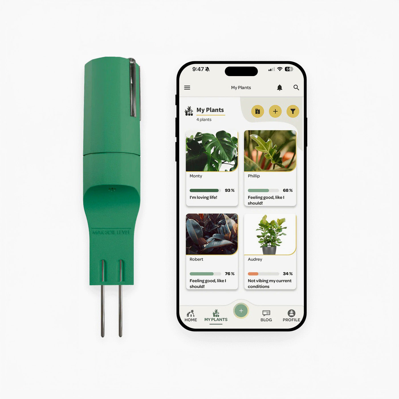 Bluetooth Smart Plant Sensor Set (Green)