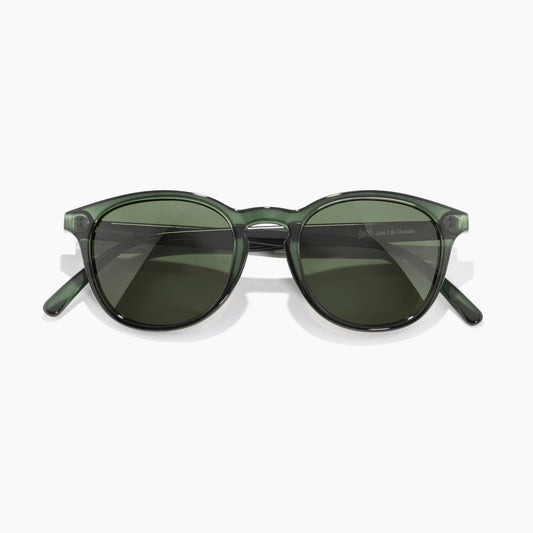 Yuba Polarised Sunglasses (Deep Green Forest)