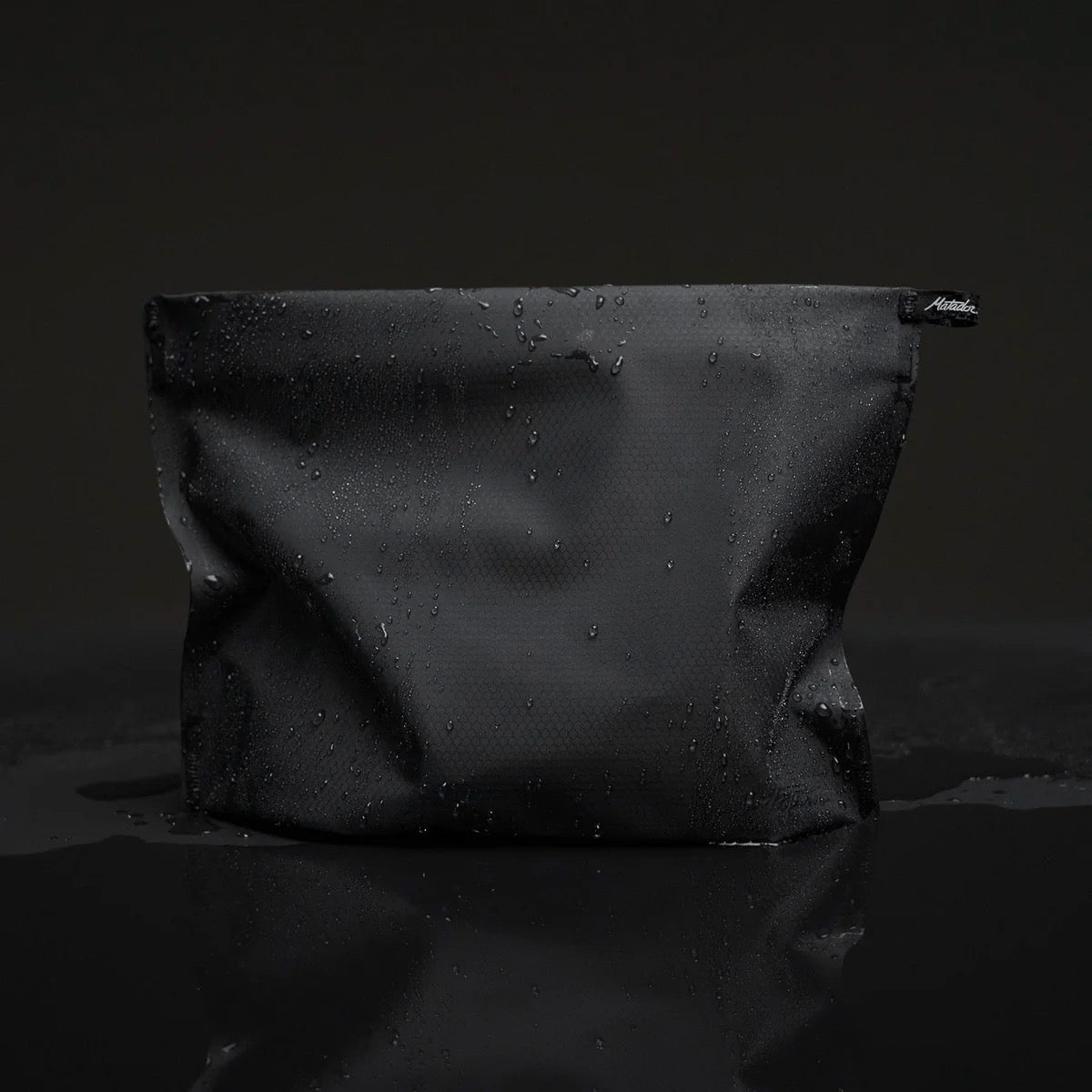 FlatPak Zipper Wash Bag (Charcoal)