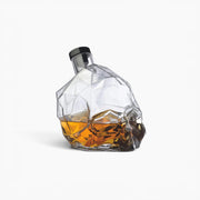 Memento Mori Crystal Whisky Decanter