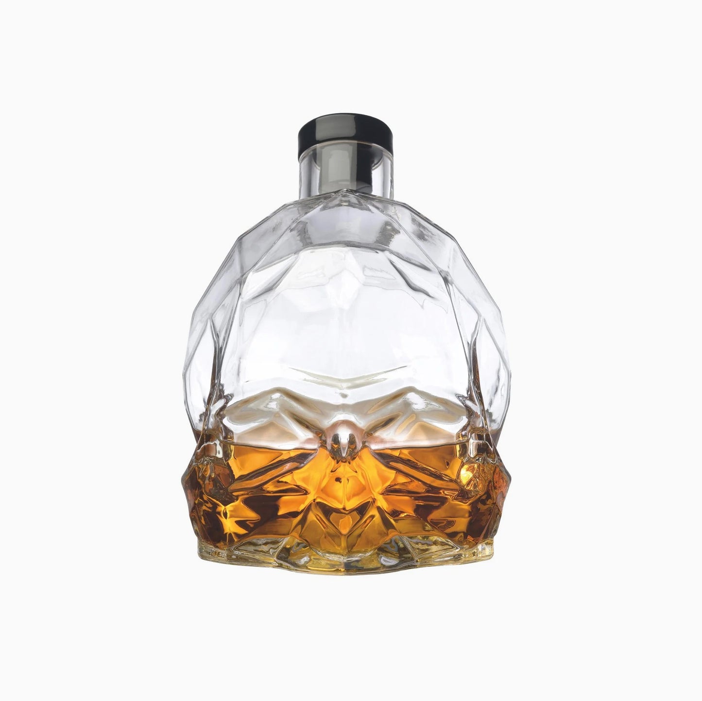 Memento Mori Crystal Whisky Decanter