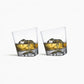 Memento Mori Crystal Whisky Glasses