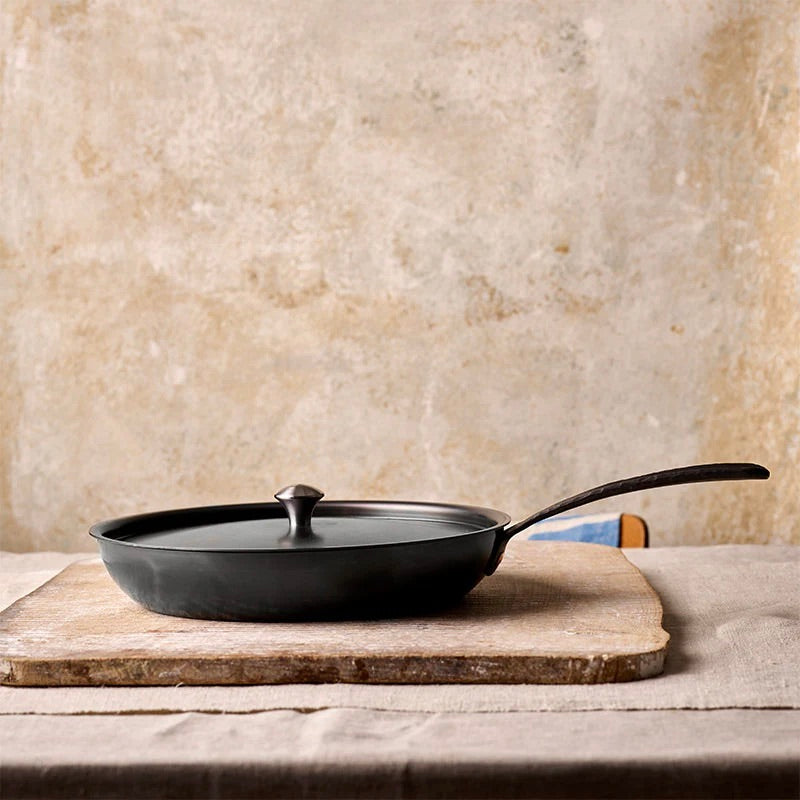 Hand-Forged Frying Pan + Lid (11")