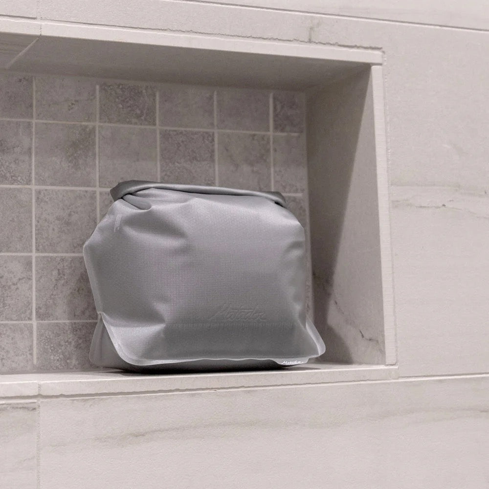 FlatPak Waterproof Wash Bag (White)