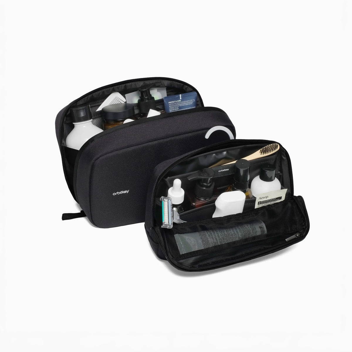 2-in-1 Toiletry Bag Set (Black)