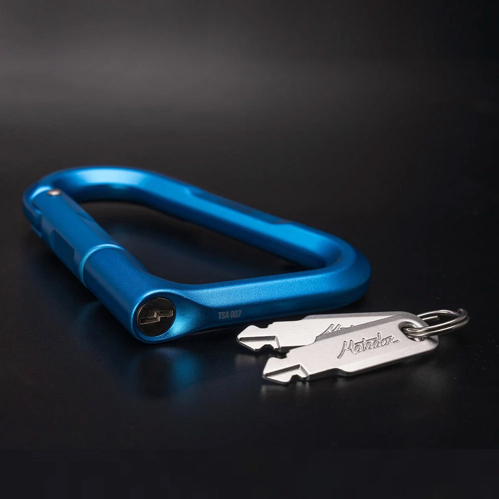 BetaLock Lockable Carabiner (Glacier Blue)