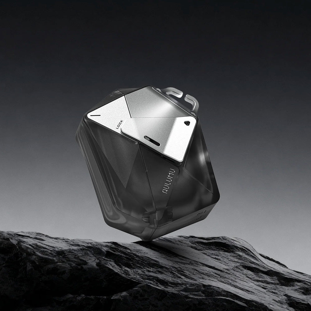 A39 Geometric AirPods Pro 3 Case (Translucent Grey)