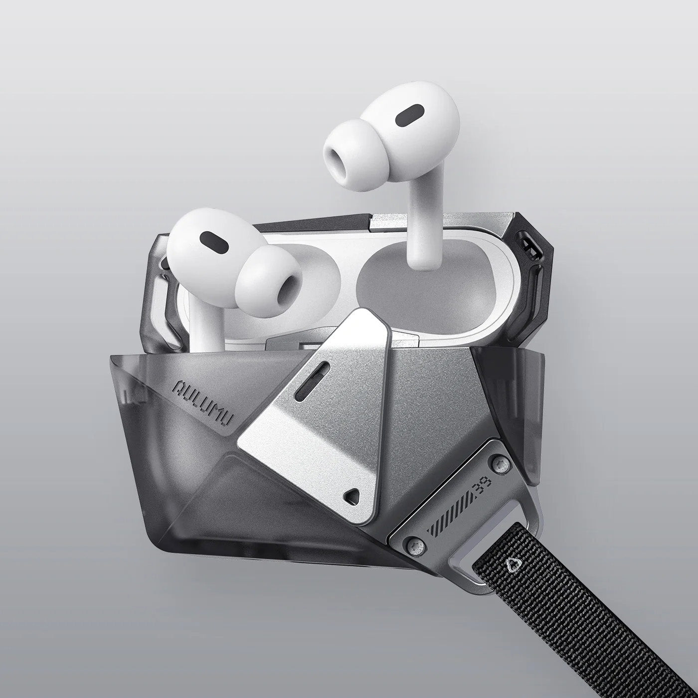 A39 Geometric AirPods Pro 3 Case (Black)