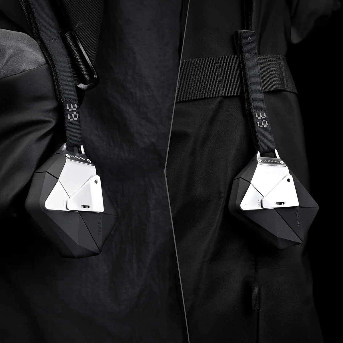 A39 Geometric AirPods Pro 3 Case (Black)