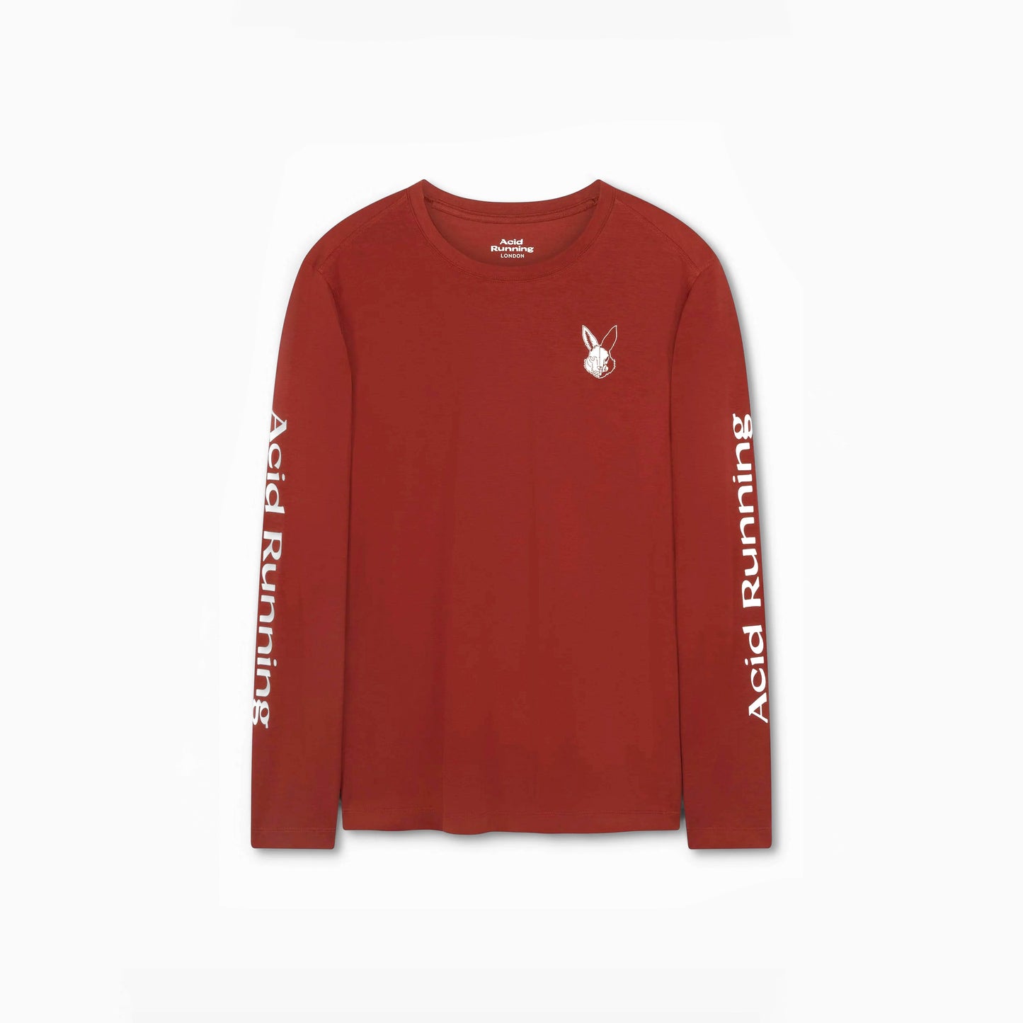 Long Sleeve Running T-Shirt (Brick Red)