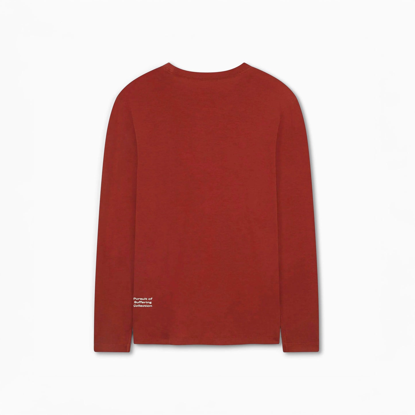 Long Sleeve Running T-Shirt (Brick Red)