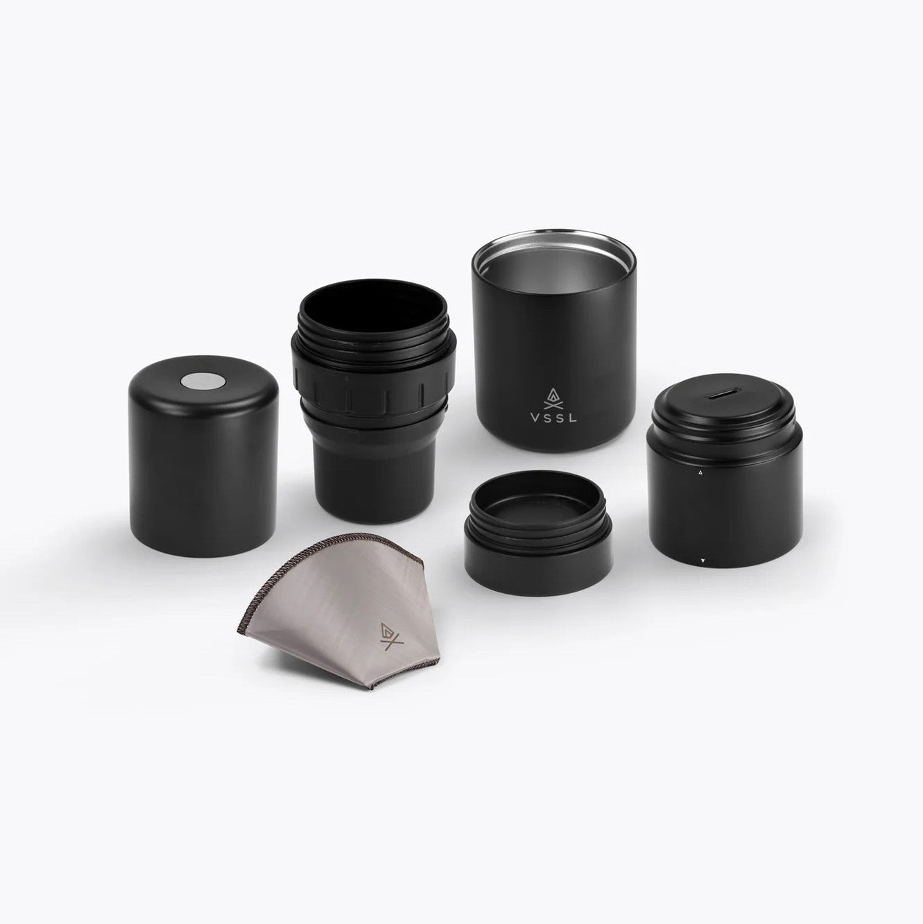Nest Pour-Over Coffee Kit (Black)