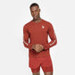 Long Sleeve Running T-Shirt (Brick Red)