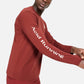Long Sleeve Running T-Shirt (Brick Red)