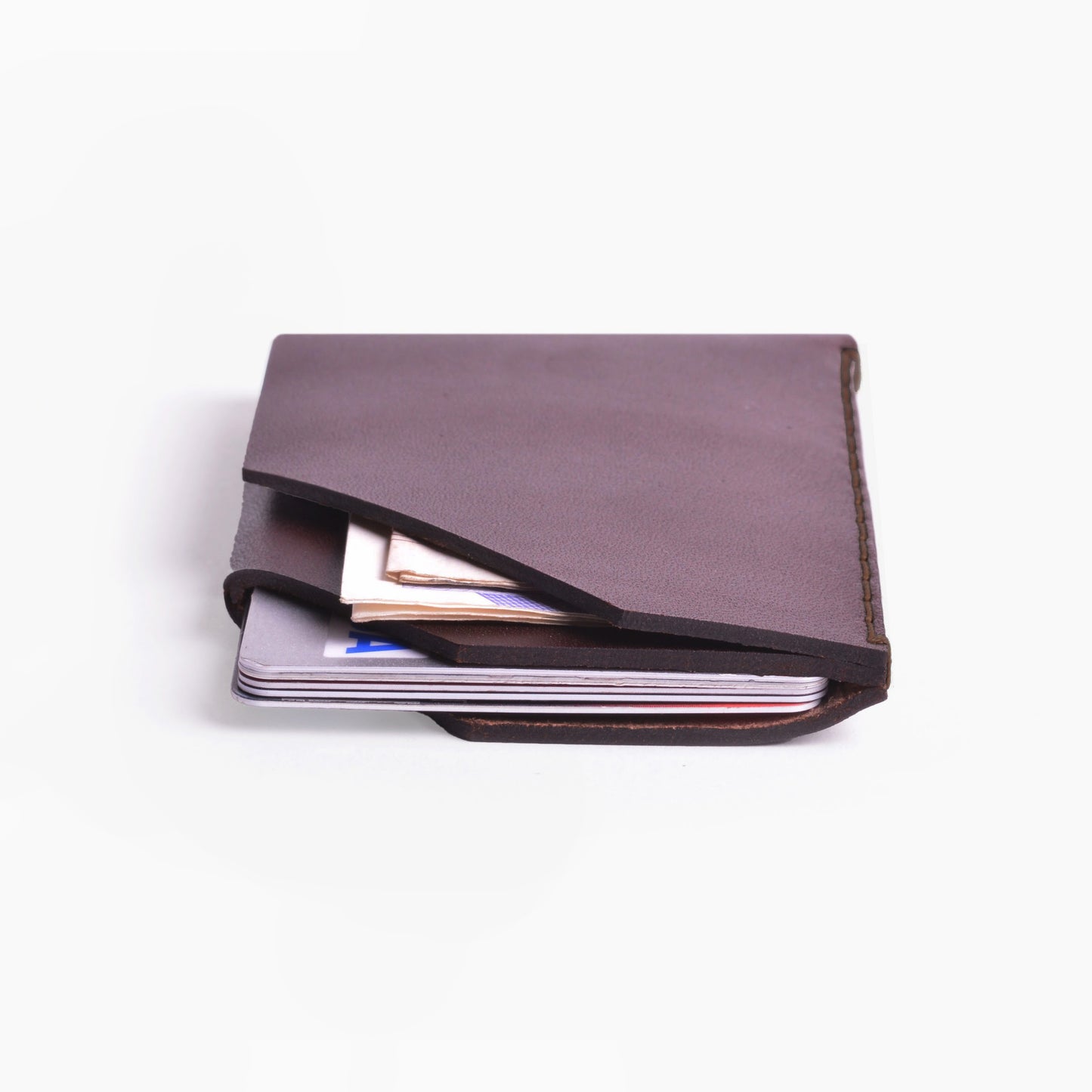 Leather Card Holder (Chestnut)