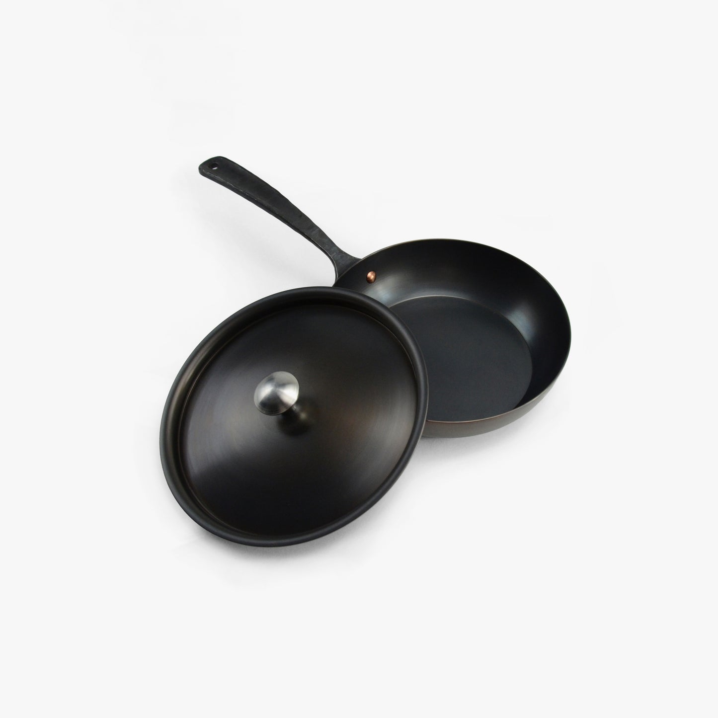 Hand-Forged Frying Pan + Lid (8")