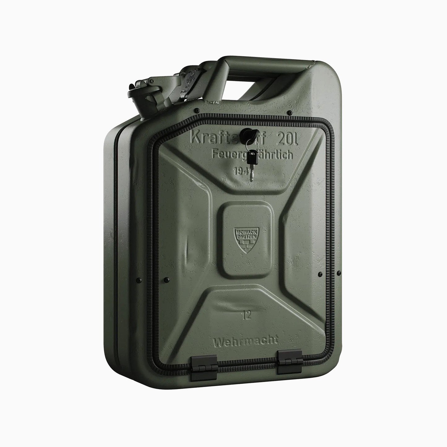 Jerry Can Bar Cabinet (Army Green + Oak)