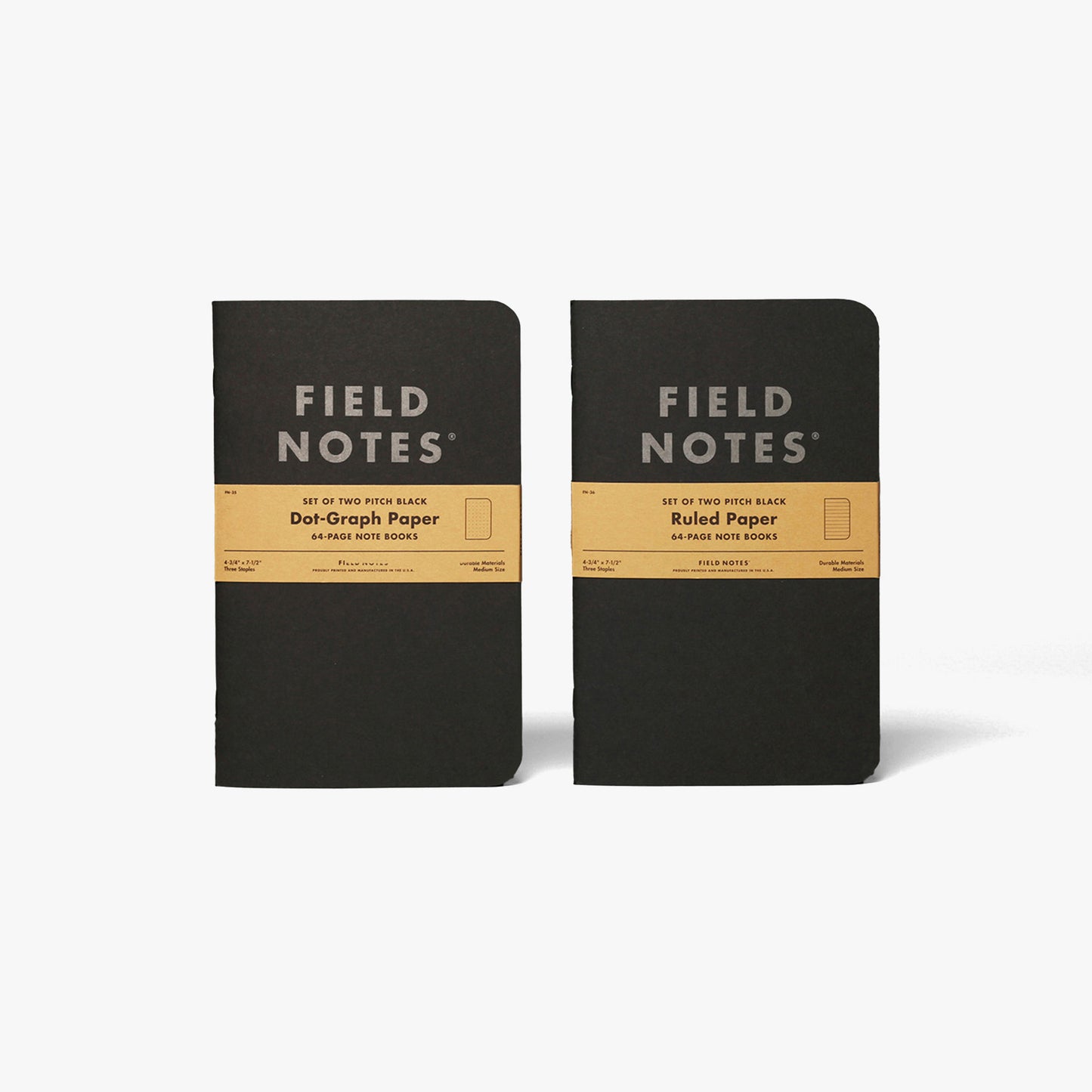 Pitch Black Notebooks (2 Pack)