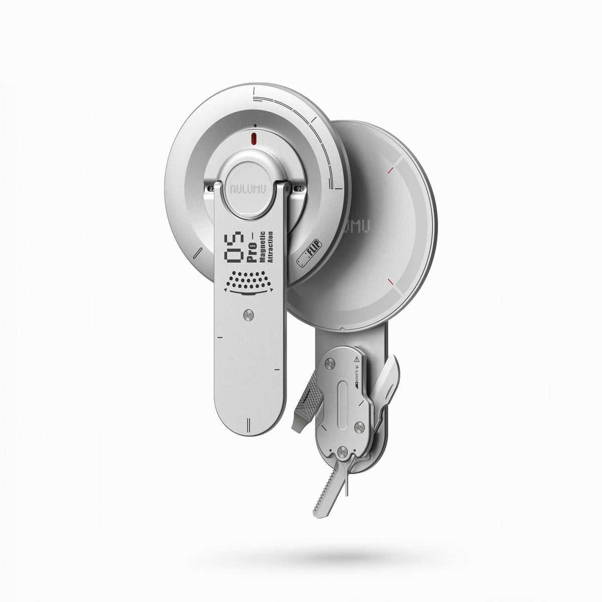 G05 Pro 8-in-1 Magnetic Phone Stand (Silver)
