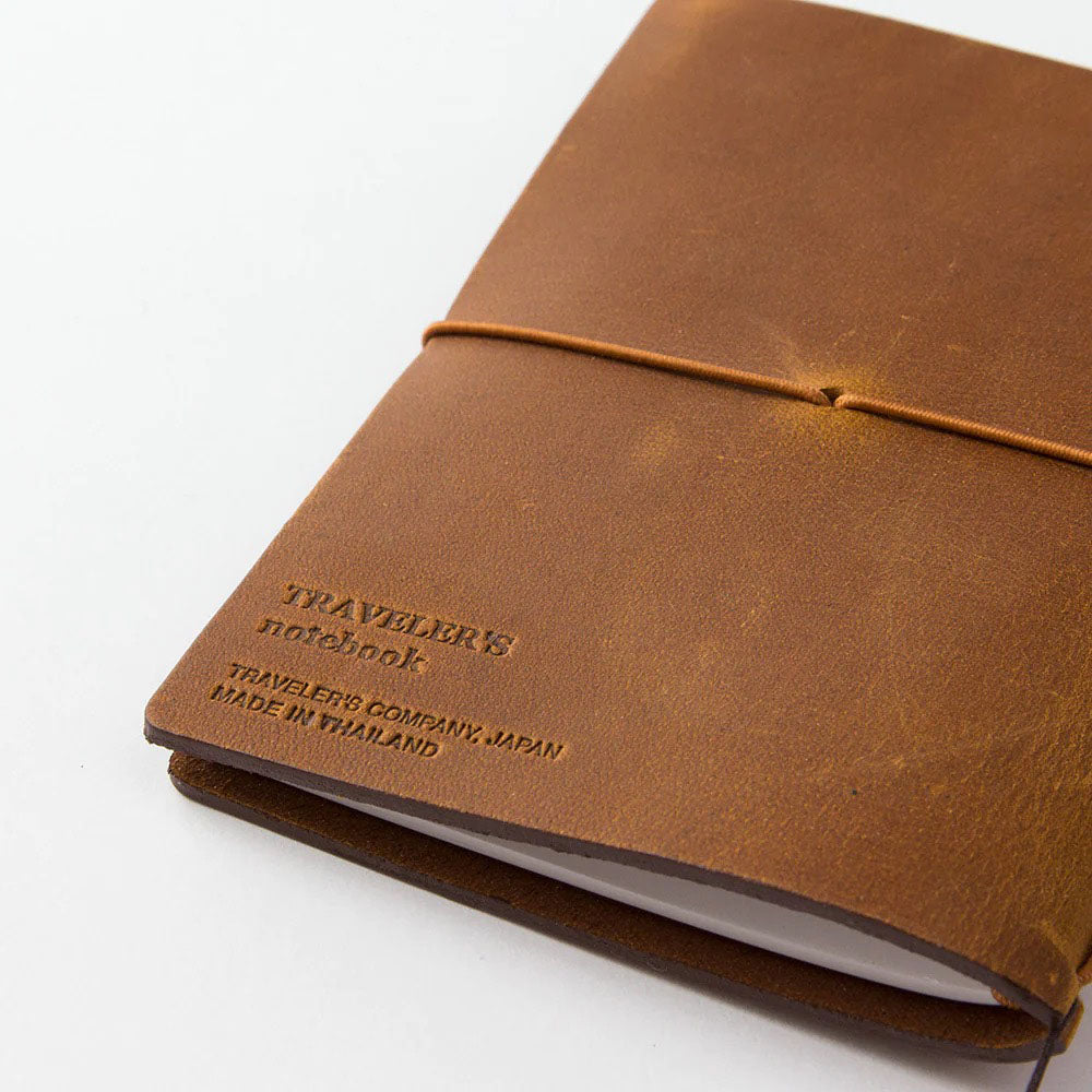 Leather Travel Journal (Camel)