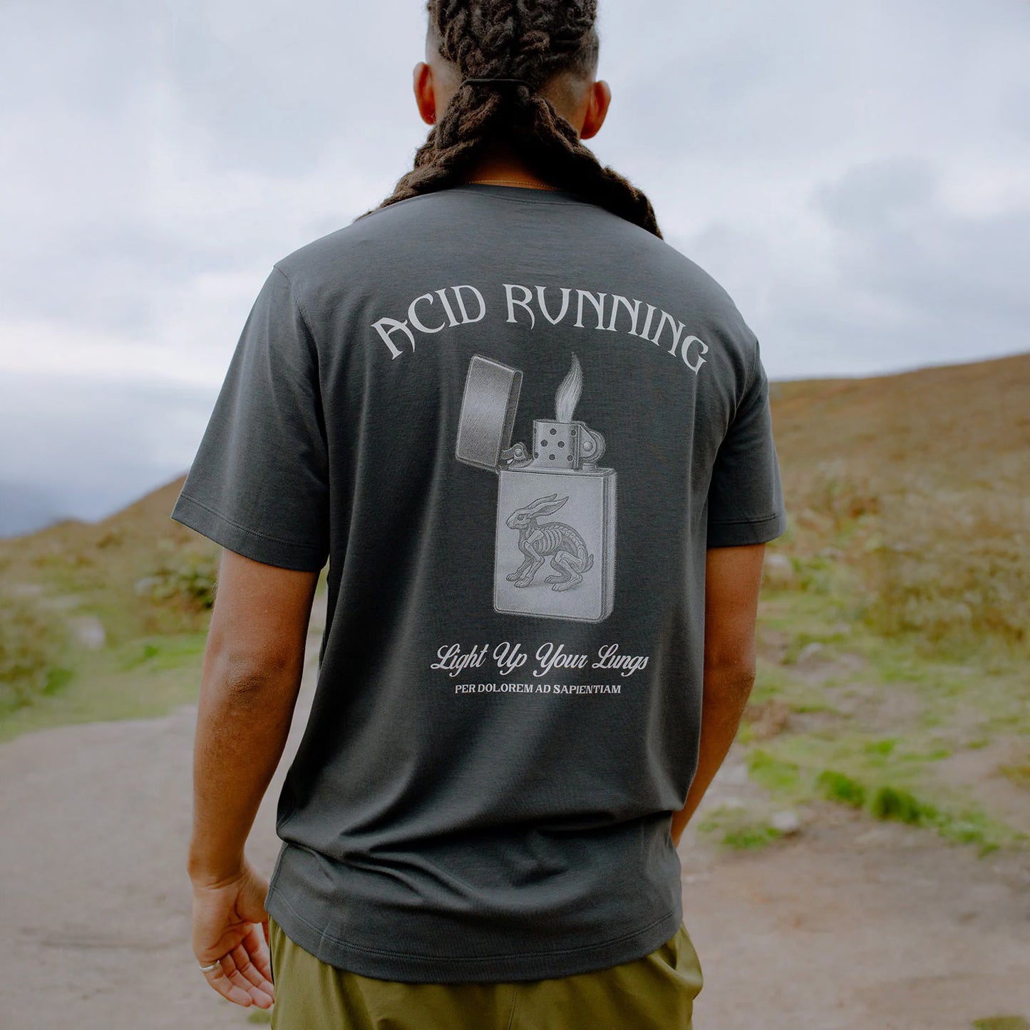 "Light Up Your Lungs" Running T-Shirt