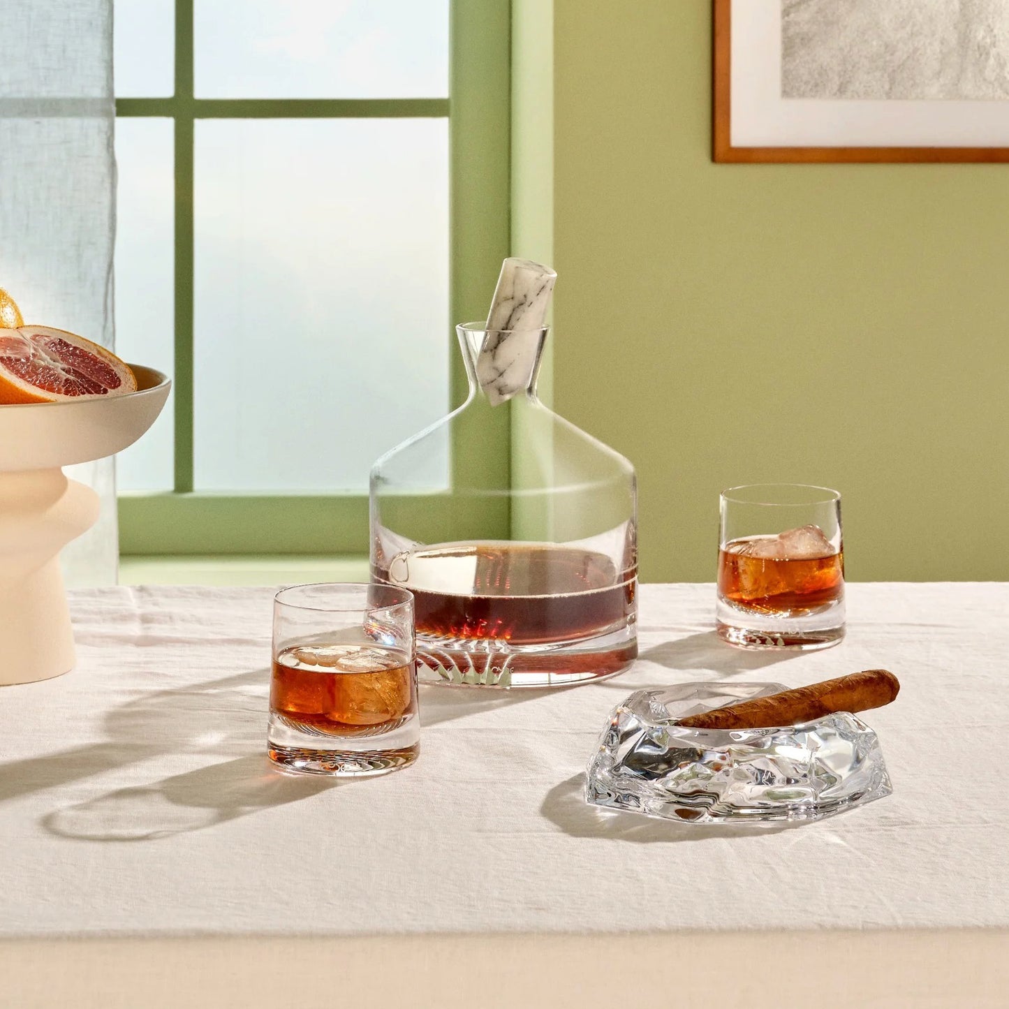 Alba Crystal Whisky Glasses