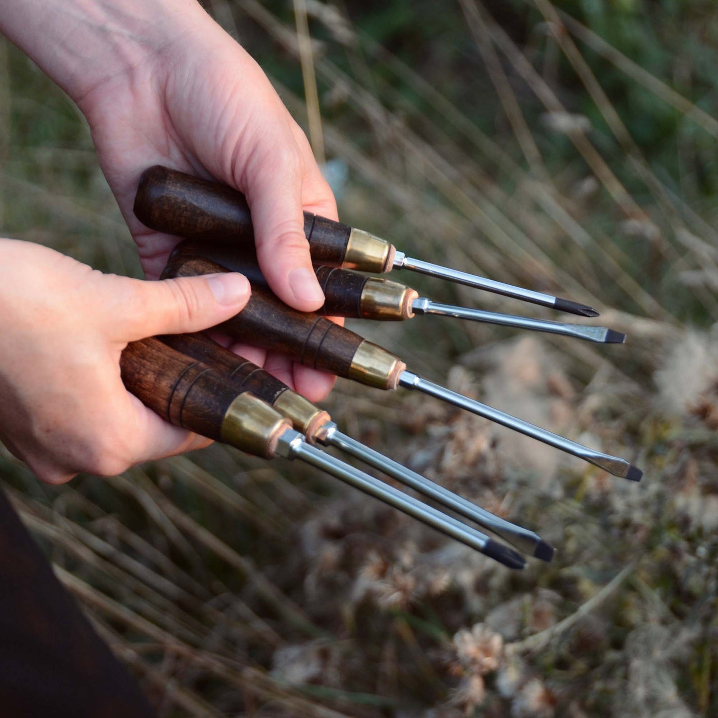 Beech Wood Screwdriver Set