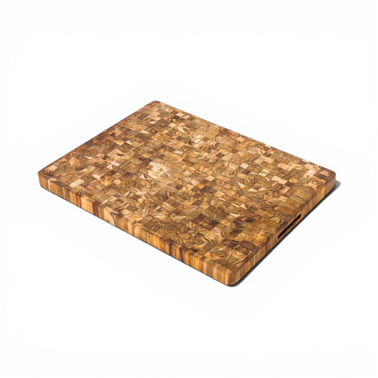 Large Teak Butcher Block Cutting Board