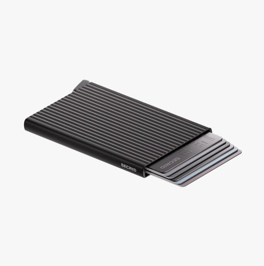 Premium Fluted Card Protector (Black)