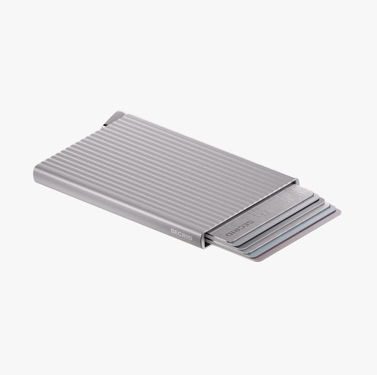 Premium Fluted Card Protector (Silver)