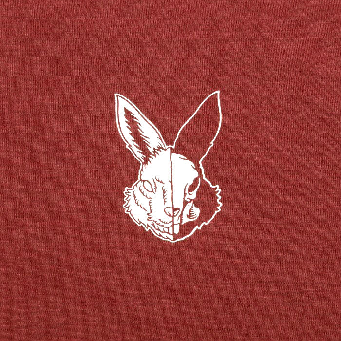 Long Sleeve Running T-Shirt (Brick Red)