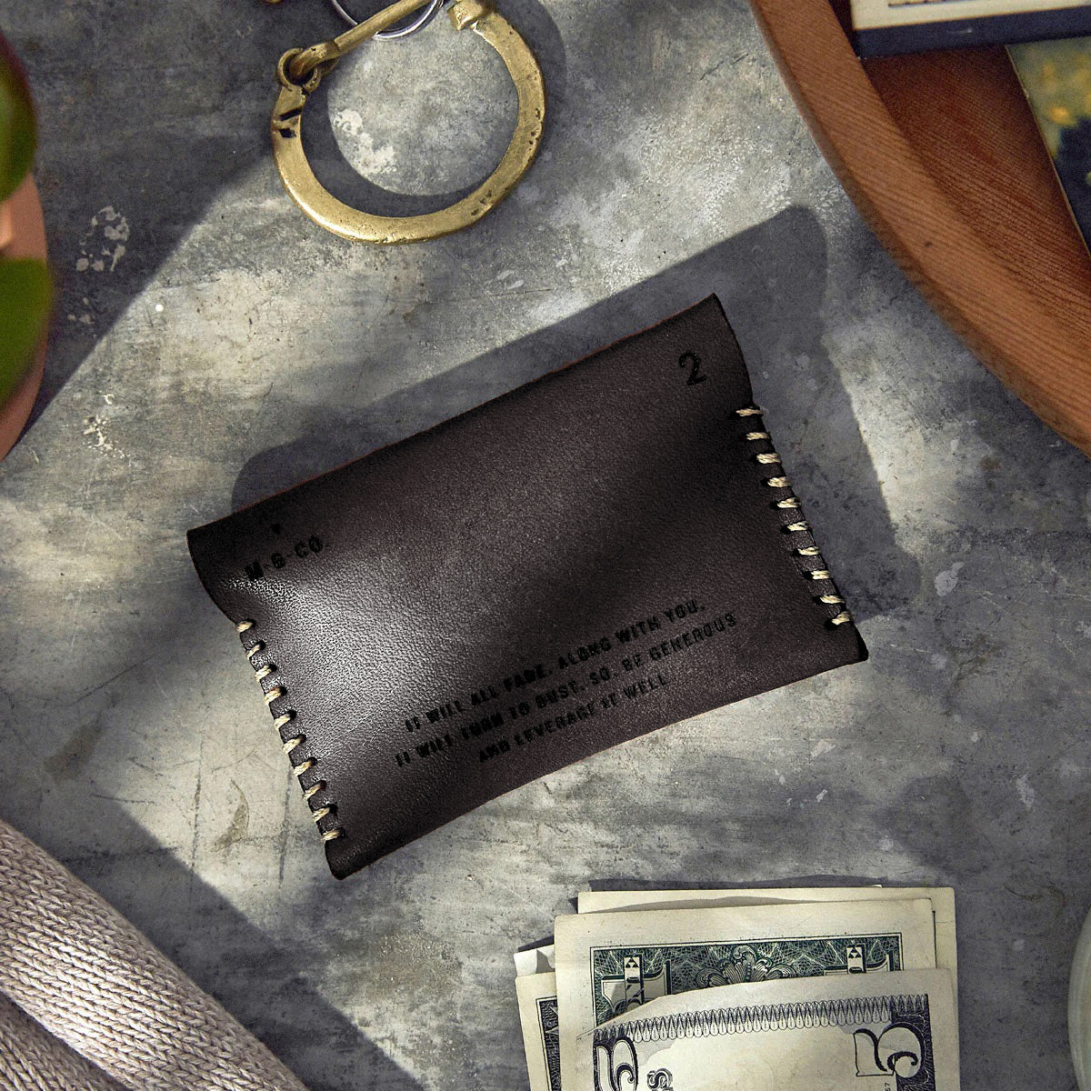 Slim Tuck Wallet (Carbon)