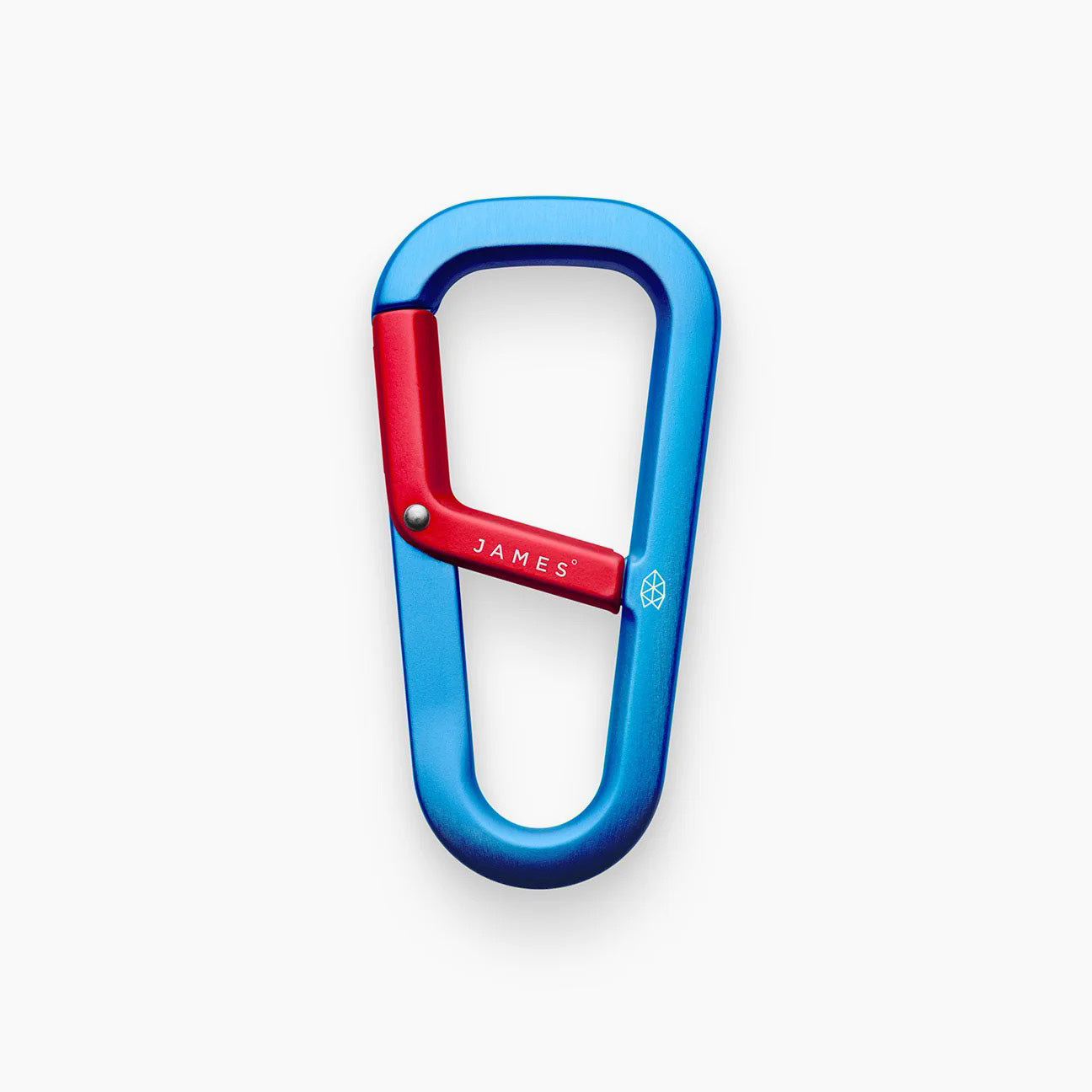 The Hardin Carabiner (Cerulean + Red)